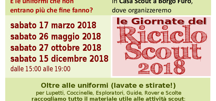Riciclo Scout 2018