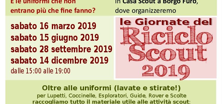 Riciclo Scout 2019